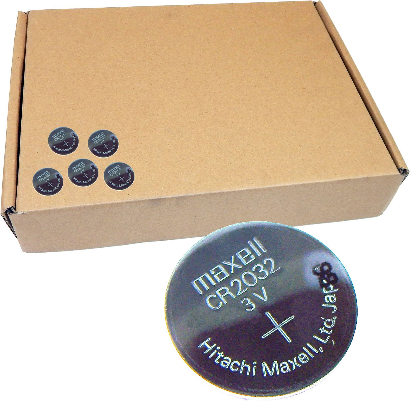 Maxell Lot-100 3v Cell Coin Type Battery CR2032-L100 CR2032/3V