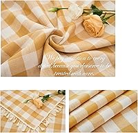 Vista 18 de Table Cloth Rectangle Table-Rustic Gingham Tablecloth Buffalo Plaid Table Cloth for Thanksgiving Christmas Kitchen Dining Room