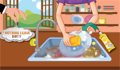 menina jogos de limpeza: limpeza da casa do bebê
