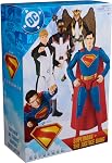 DC Comics, Superman, Green Lantern, Hawkgirl et Mr. Terrific 4-Pack, ensemble de figurines d'action de 12 po, jouets de super héros pour enfants de 4 ans et plus