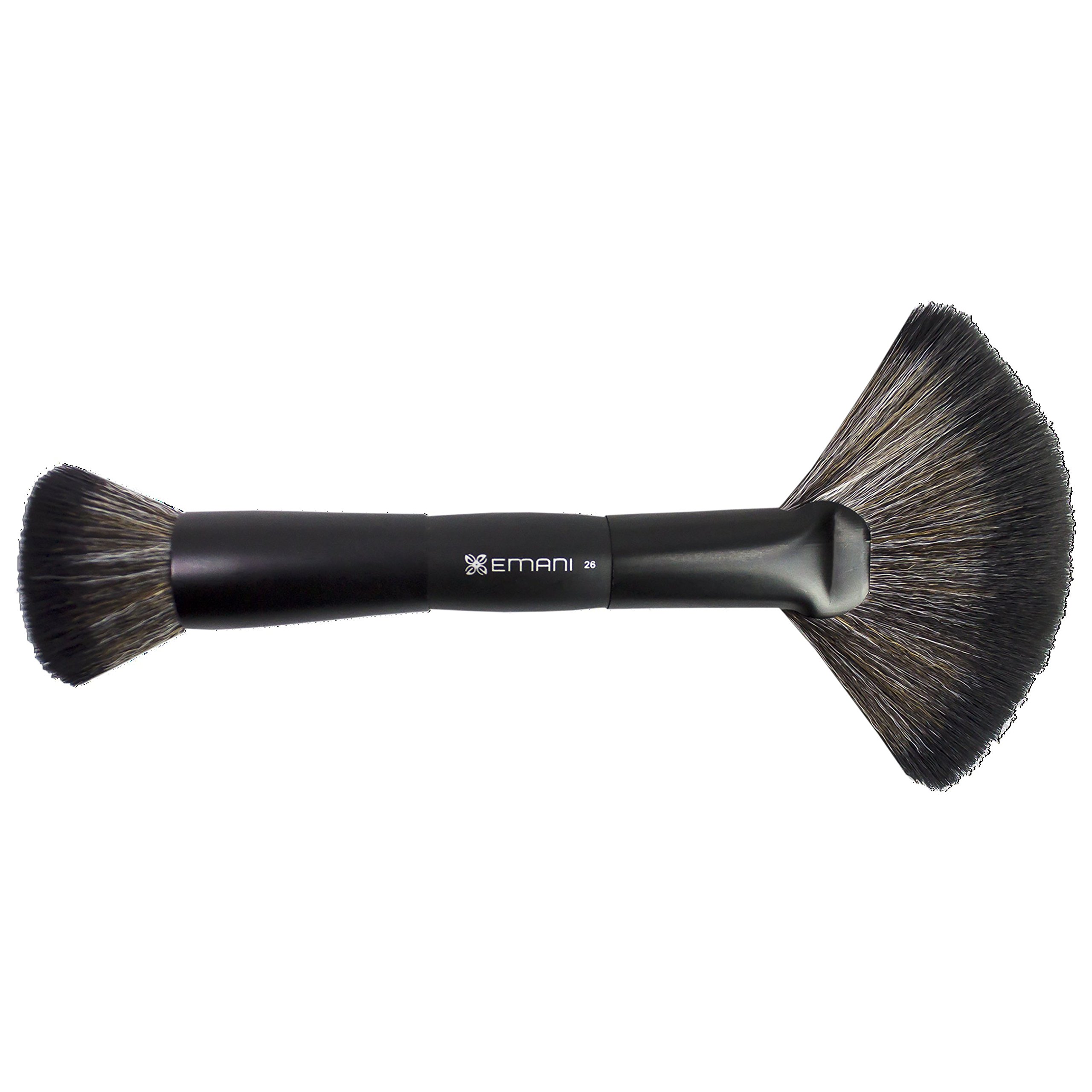 EMANI Vegan Cosmetics Duo Precision Brush Face Blender, 0.16 Ounce