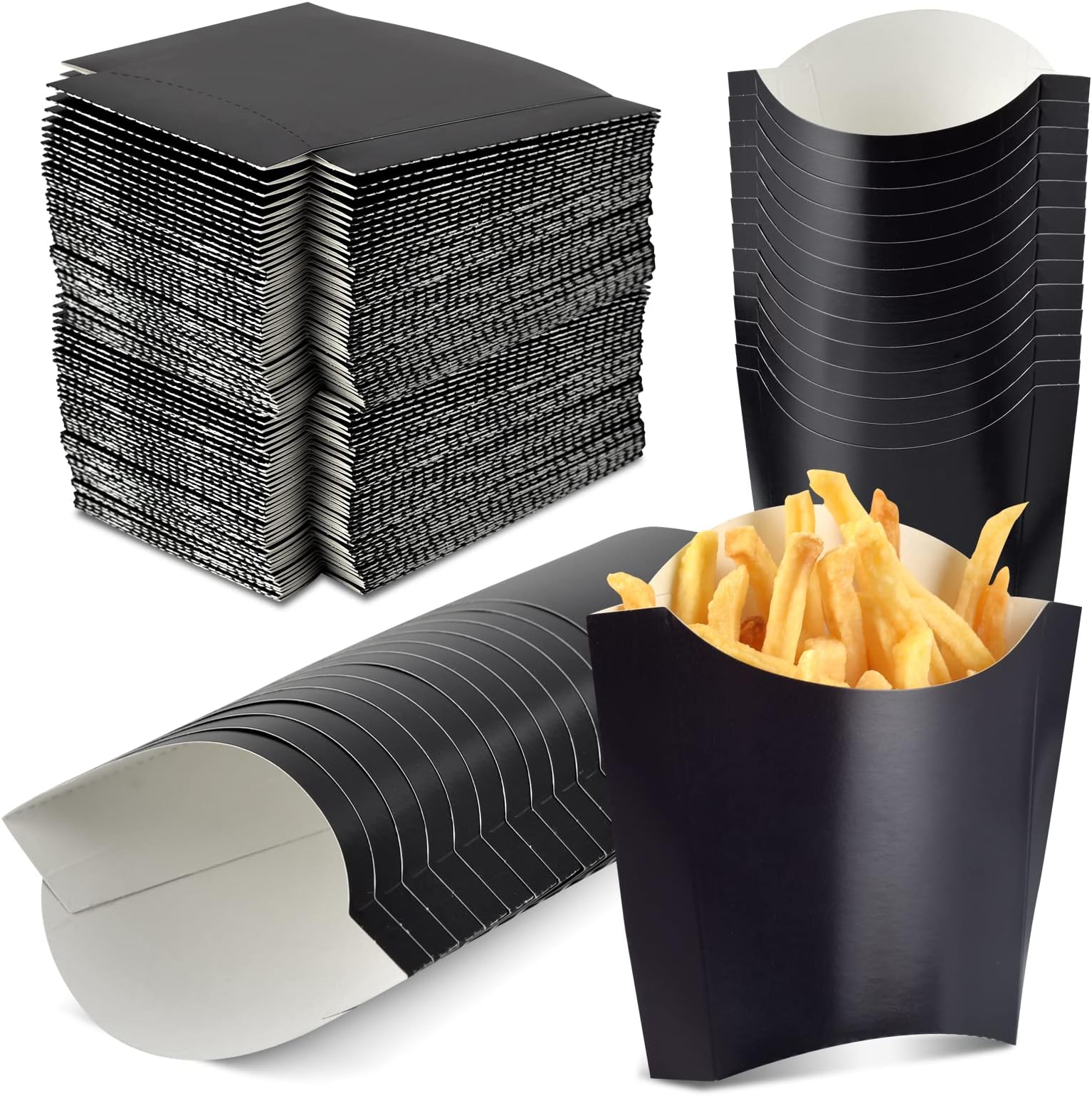 Disposable Snack Containers/French Fry Box Holders Cups