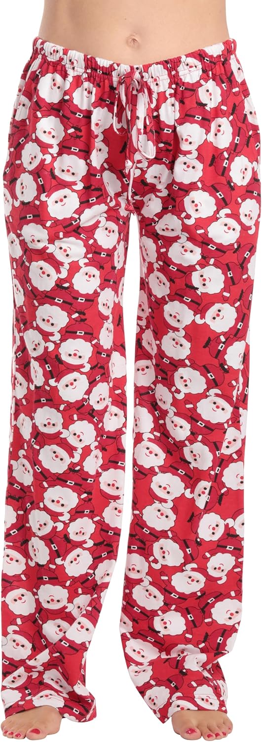 Just Love 100% Cotton Jersey Women Plaid Pajama Pants Sleepwear Just Love 100% Cotton Jersey Women Plaid Pajama Pants Sleepwear
