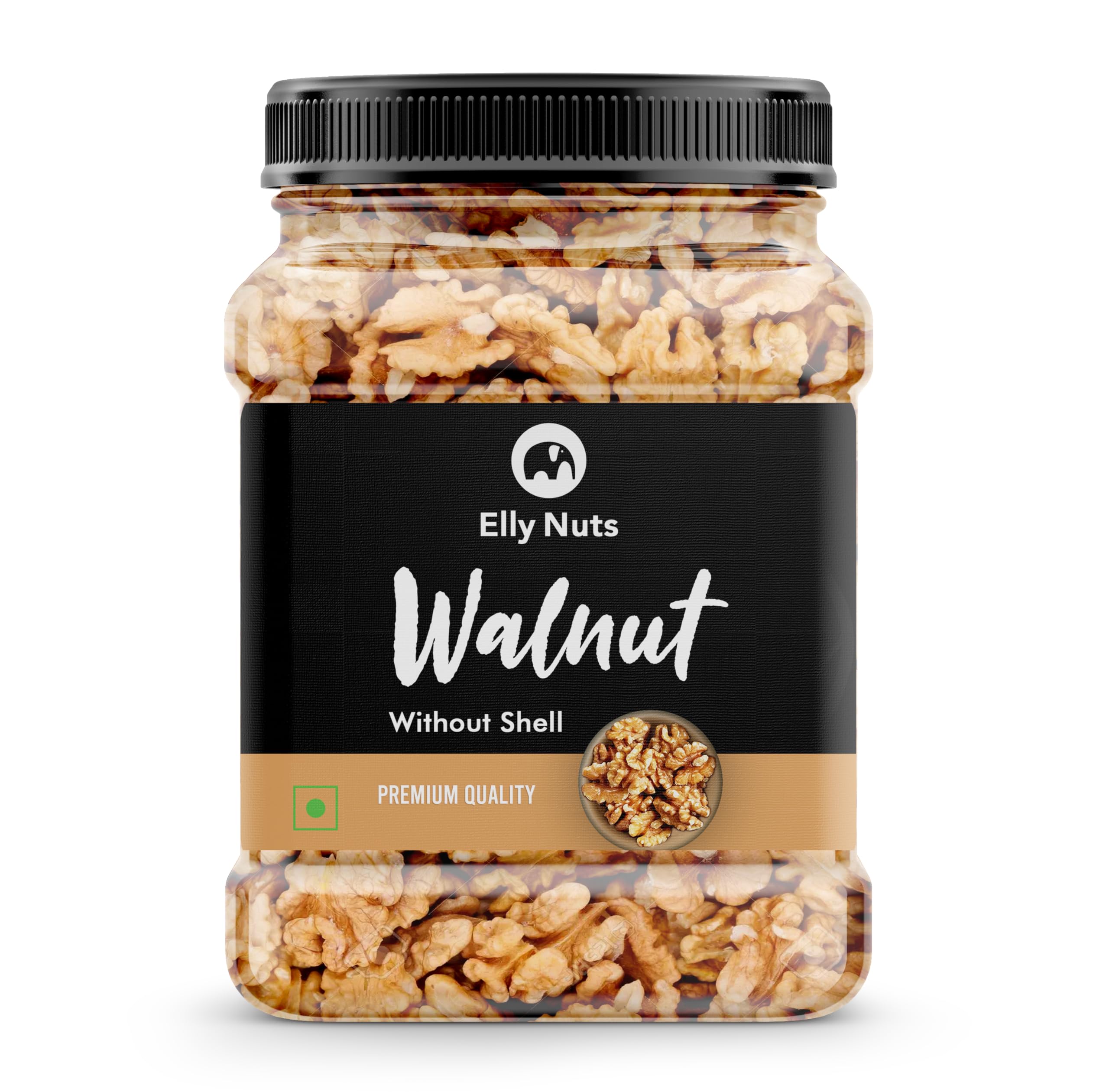 Elly Nuts 100% Natural Premium Dried California Walnut Without Shell Akhrot Giri | Premium Akrot Giri | Low Calorie Nut | Dry Fruits (1 Kg) Gift Pack (B0CSG577CD) Amazon Price History, Amazon Price Tracker