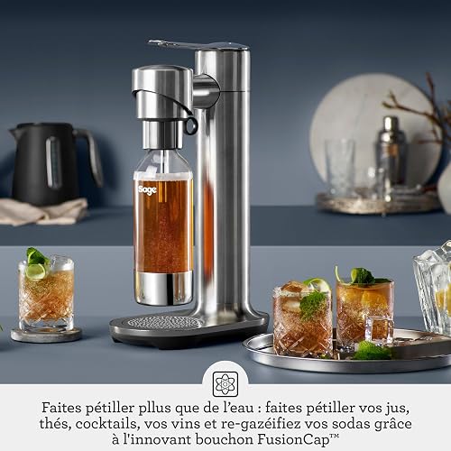 Sage The InFizz Fusion, Machine à Soda Maison, Truffe Noire - 2