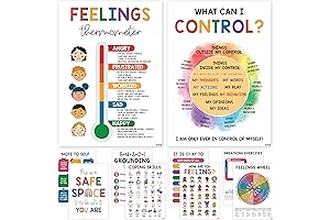 School Psychologist Supplies - 10 Mental Health Posters For Kids