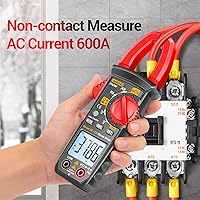 Vista 3 de ANENG Medidor de Pinza Digital Multímetro Probador con Corriente AC/DC, Voltaje, NCV, Amperios, Ohmios, Voltios de 4000 Unidades, Mide Capacitancia