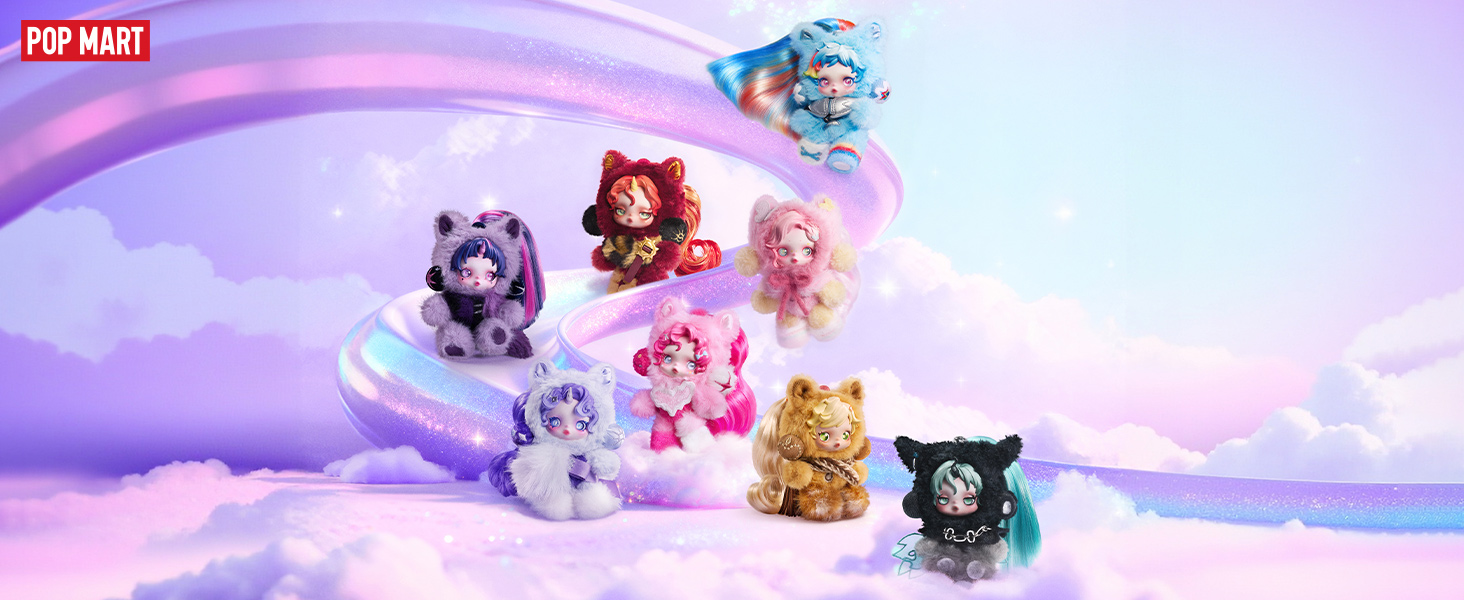 Amazon.com: POP MART SKULLPANDA × My Little Pony Series Plush Doll