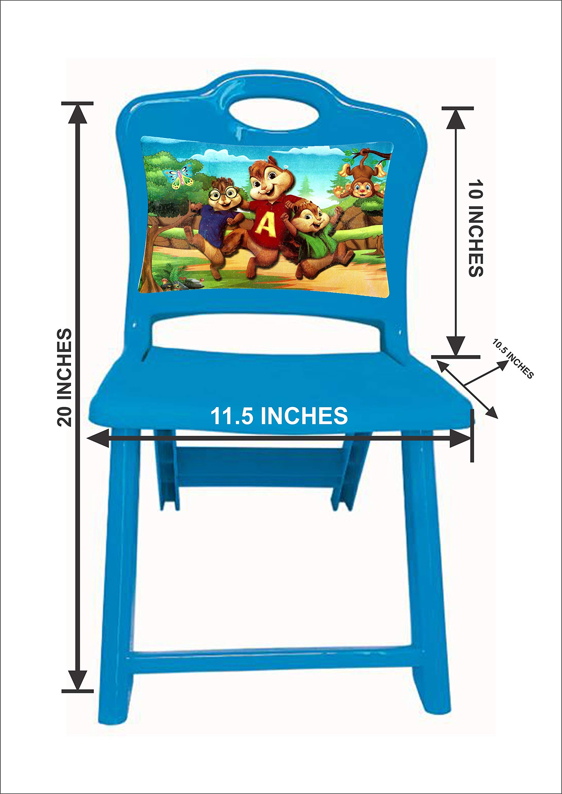 TRUE INDIAN Foldable Anti Skid Chair Weather Resistant and Waterproof Lightweight Safe and Non Toxic for Indoor and Outdoor Use 1
