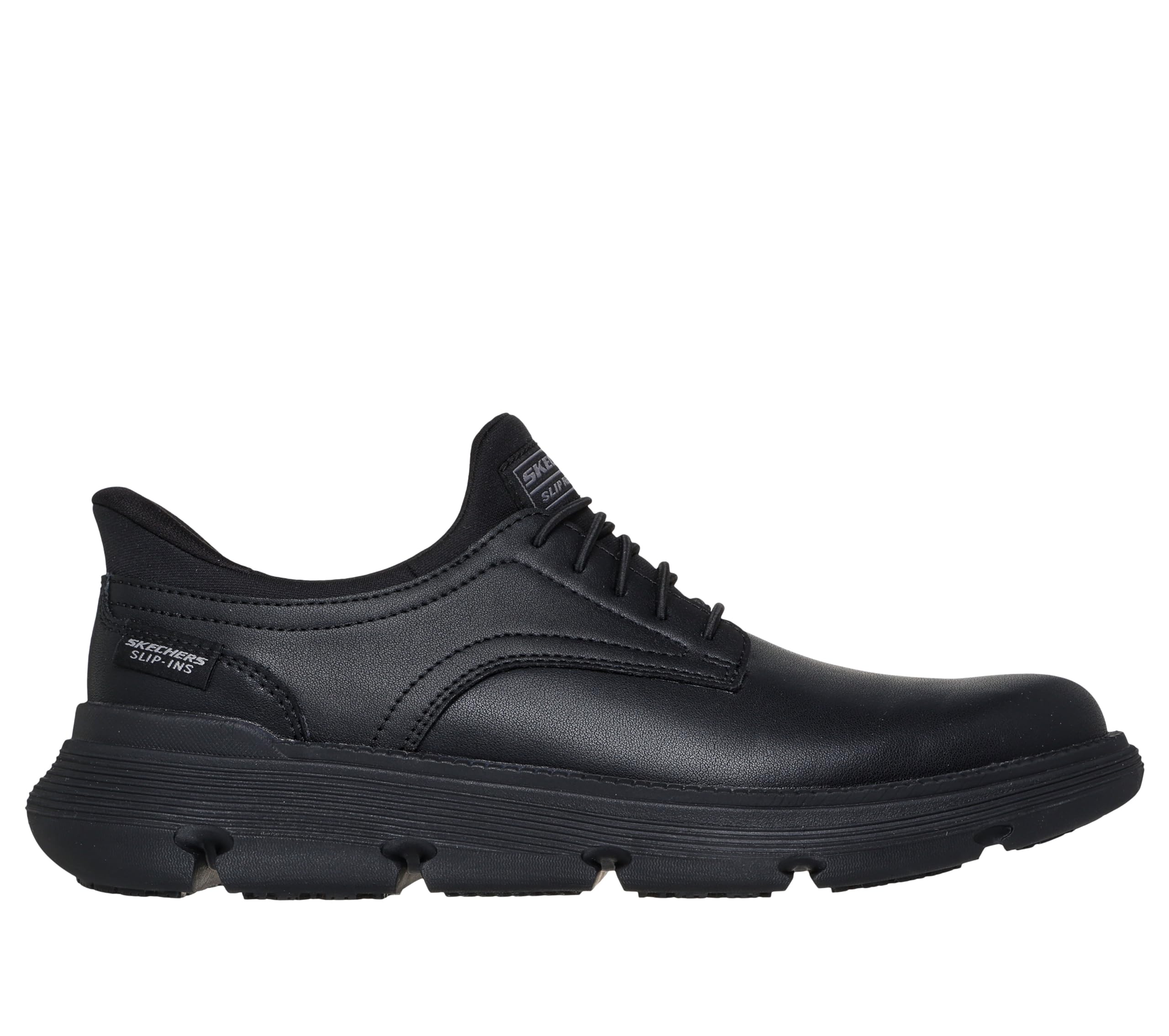 Skechers Mens Work Garza SR Bunge Hands Free Slip Ins Scarpe Food ServiceUomo