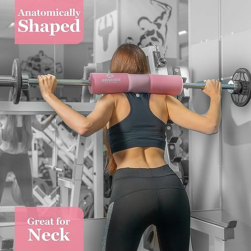 Miniatura 3 de Squat Pad Barbell Pad for Hip Thrusts Squats Lunges Glute Bridge - Foam Pad for Weight Lifting Neck Shoulder Support - Barbell Cushion Hip Thrust