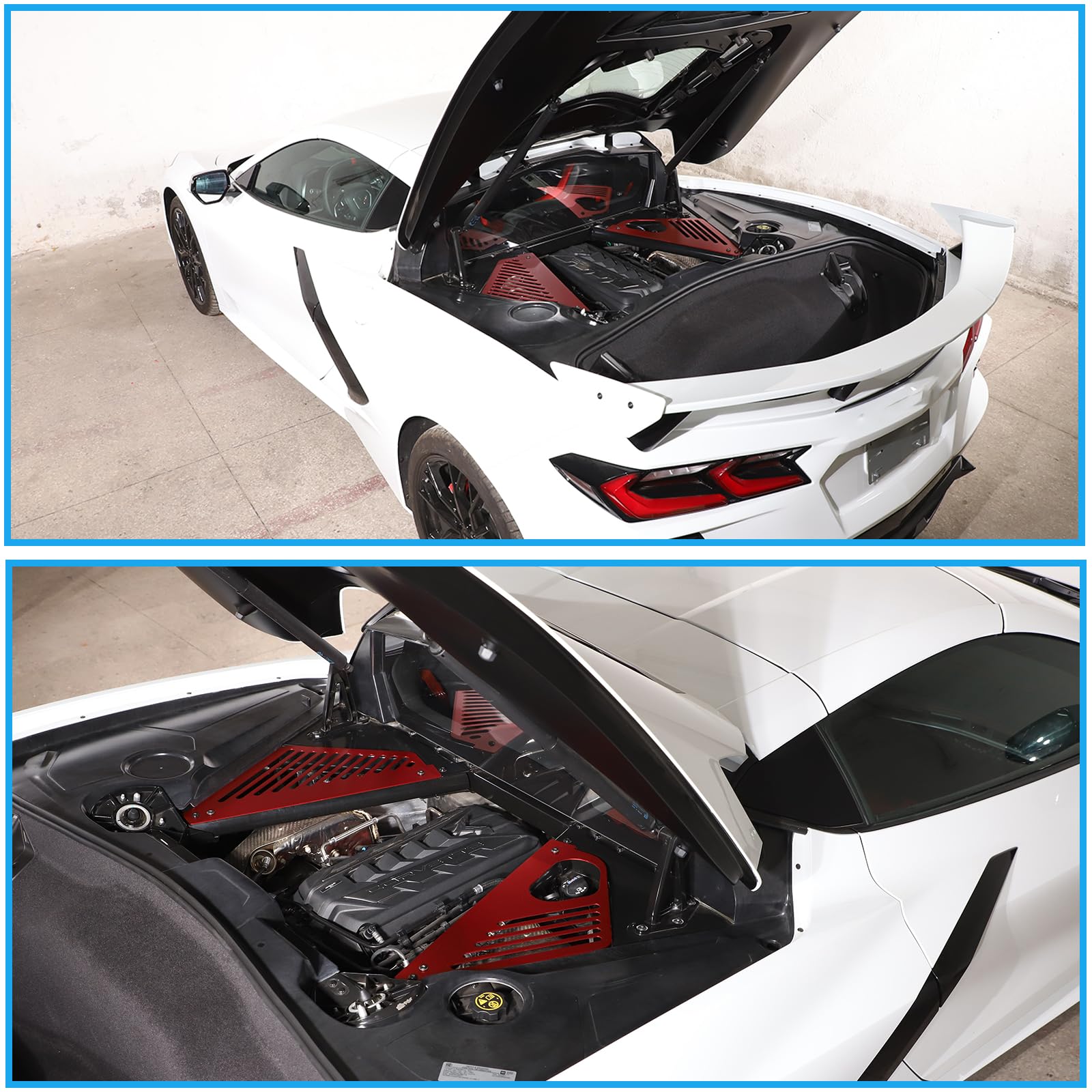2024年式コルベットC8 V型エンジン用カバー