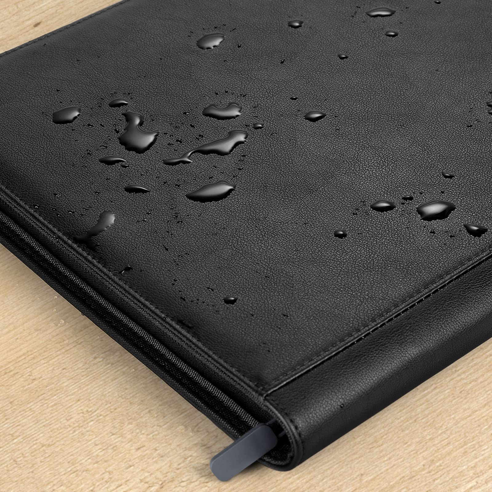 Lictin Raccoglitore per carte da collezione, 504 tasche, 28 pagine, album di carte da collezione con chiusura a cerniera, quaderno per carte di gioco, libro con copertina in pelle nera