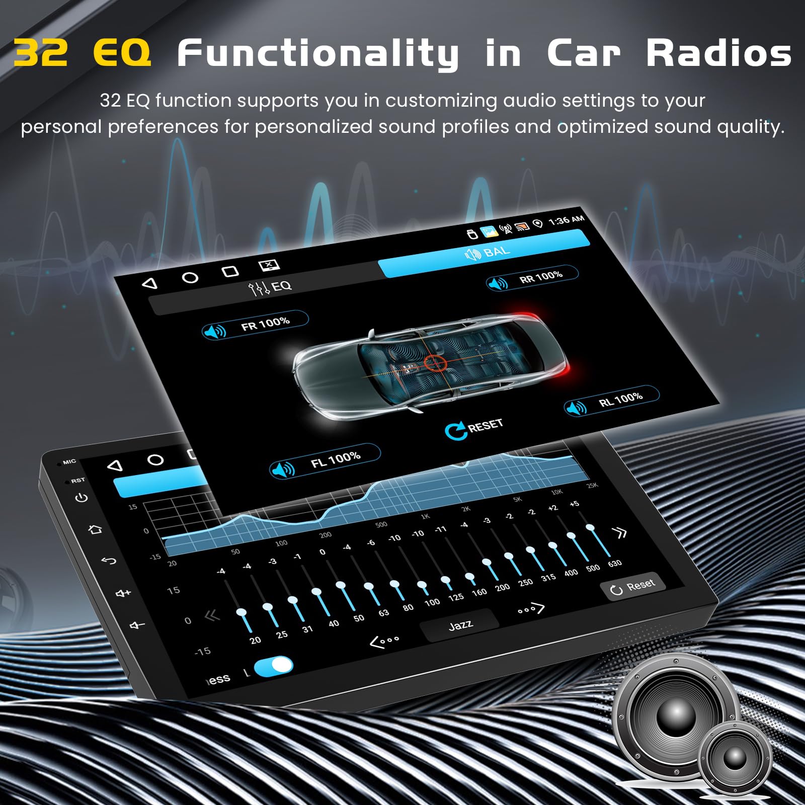 [4G+64G]Inefala Autoradio Android per BMW X3 E83 2004-2012, Wireless CarPlay Android Auto, 9" Touchscreen Stereo Auto Bluetooth con GPS/WiFi/RDS/FM/32EQ/SWC Retrocamera MIC
