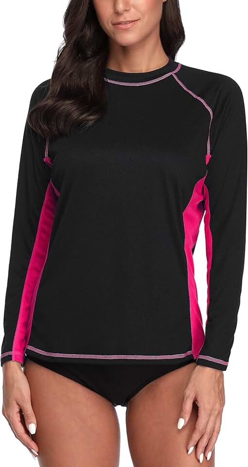 long sleeve swim shirt women