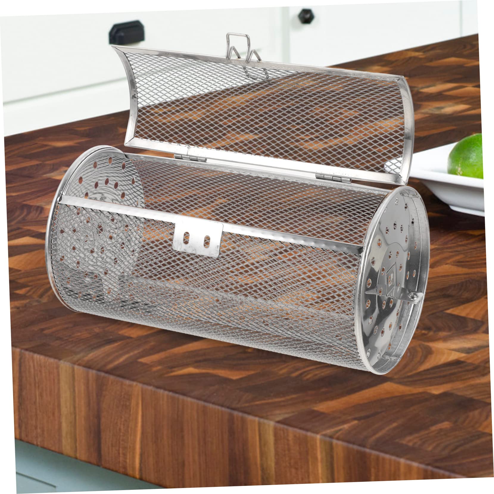 BESPORTBLE Cestello per Grigliare in Acciaio Inox per Forno Elettrico, Resistente e Riscaldamento Uniforme, per Frutta a Fette e Peperoni in Occasioni Familiari