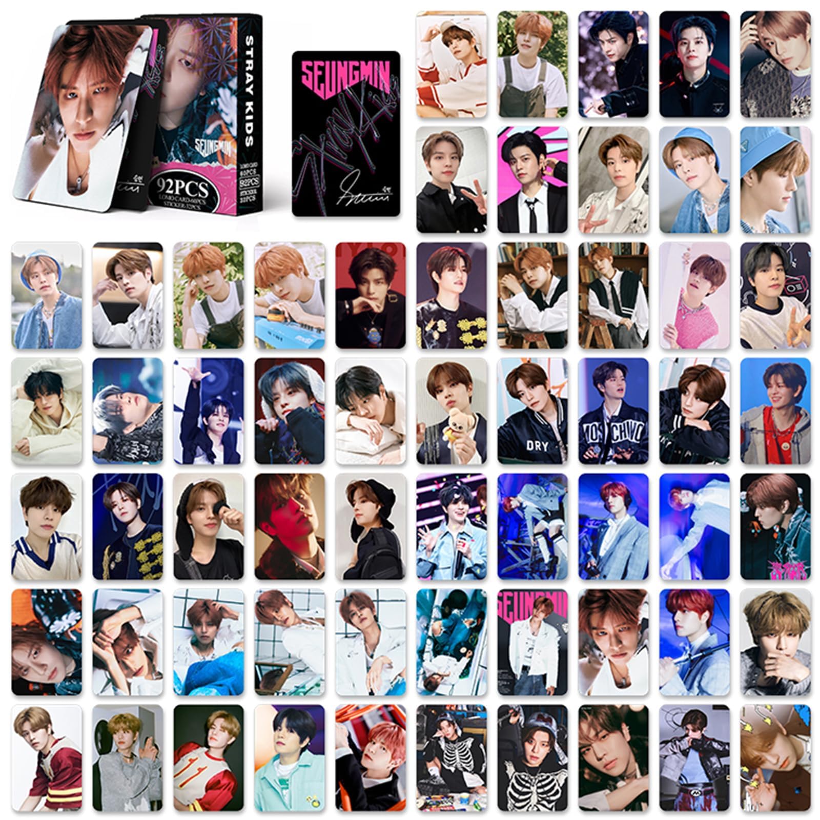 Amazon.com: KPOPBP Photocards 60 PCS SKZ Rock Star Album Photo