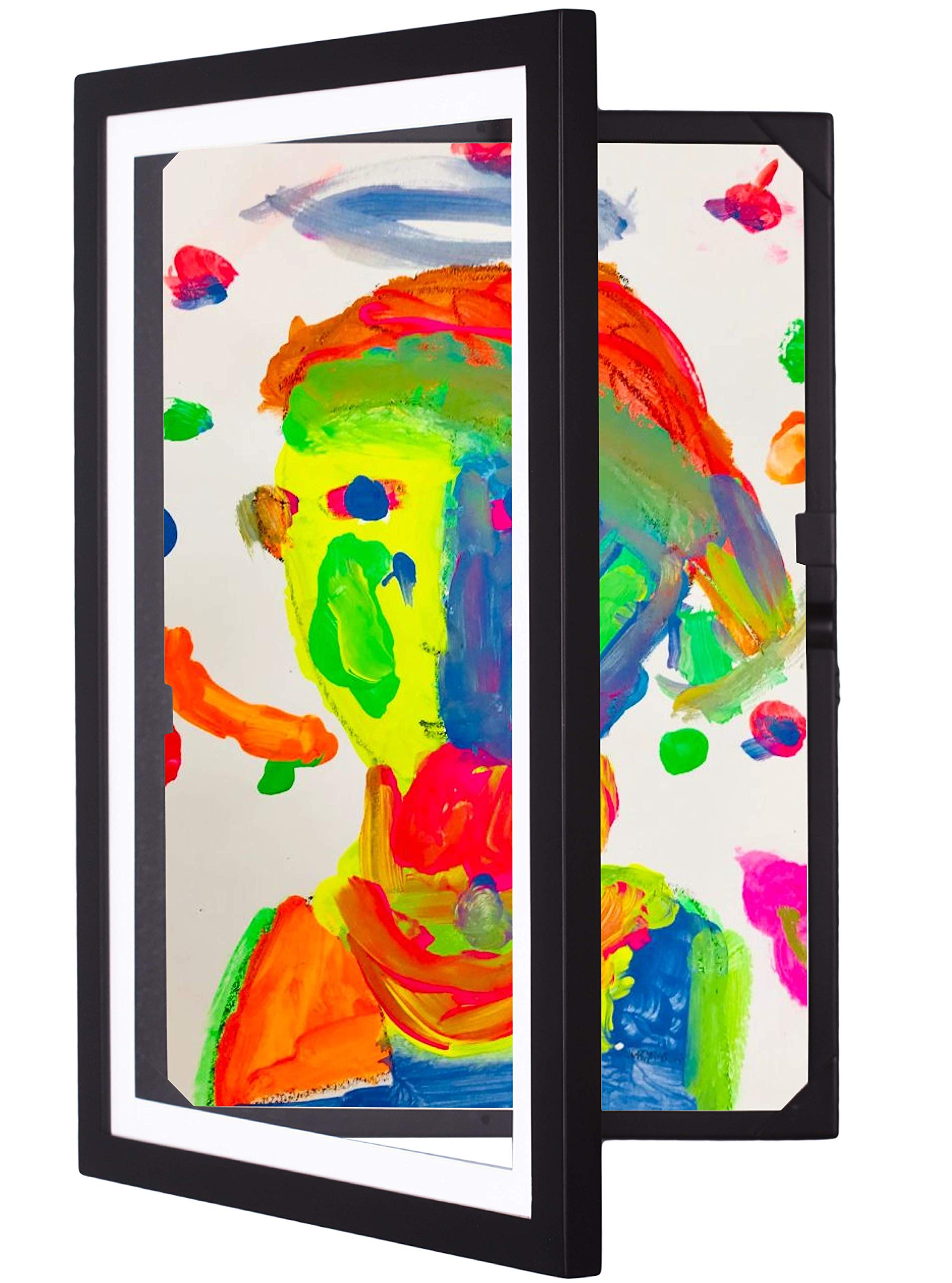 Li'l DAVINCI Art Frames: Front-Opening, EZ Store Wooden Frames That Allow You to Hold up to 50 Items