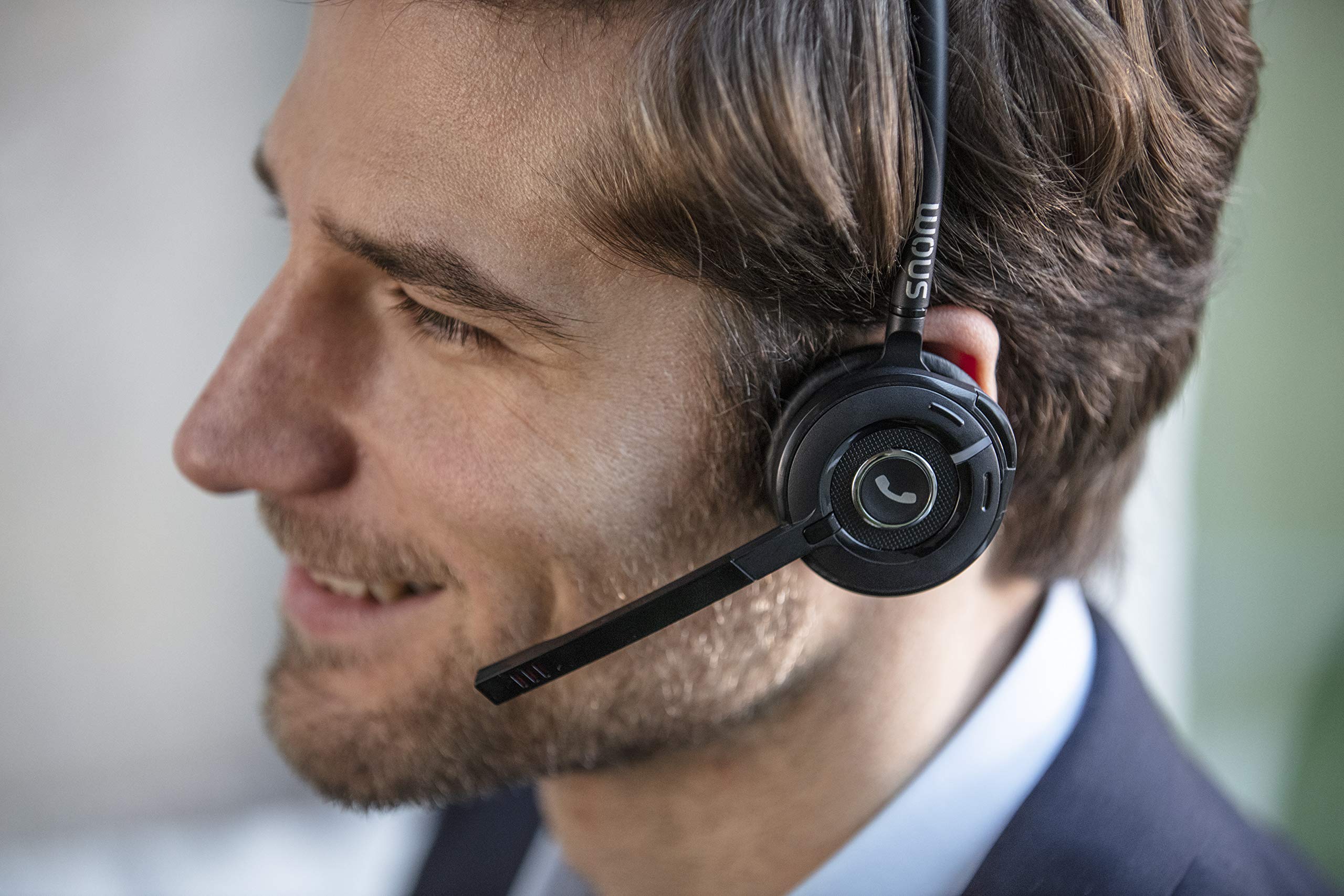 SNOM A190 DECT Cuffia (multicell, HD audio, la riduzione del rumore, stand-alone e modalità accoppiato, Handover & roaming in configurazione multi cella); Nero; 00004444