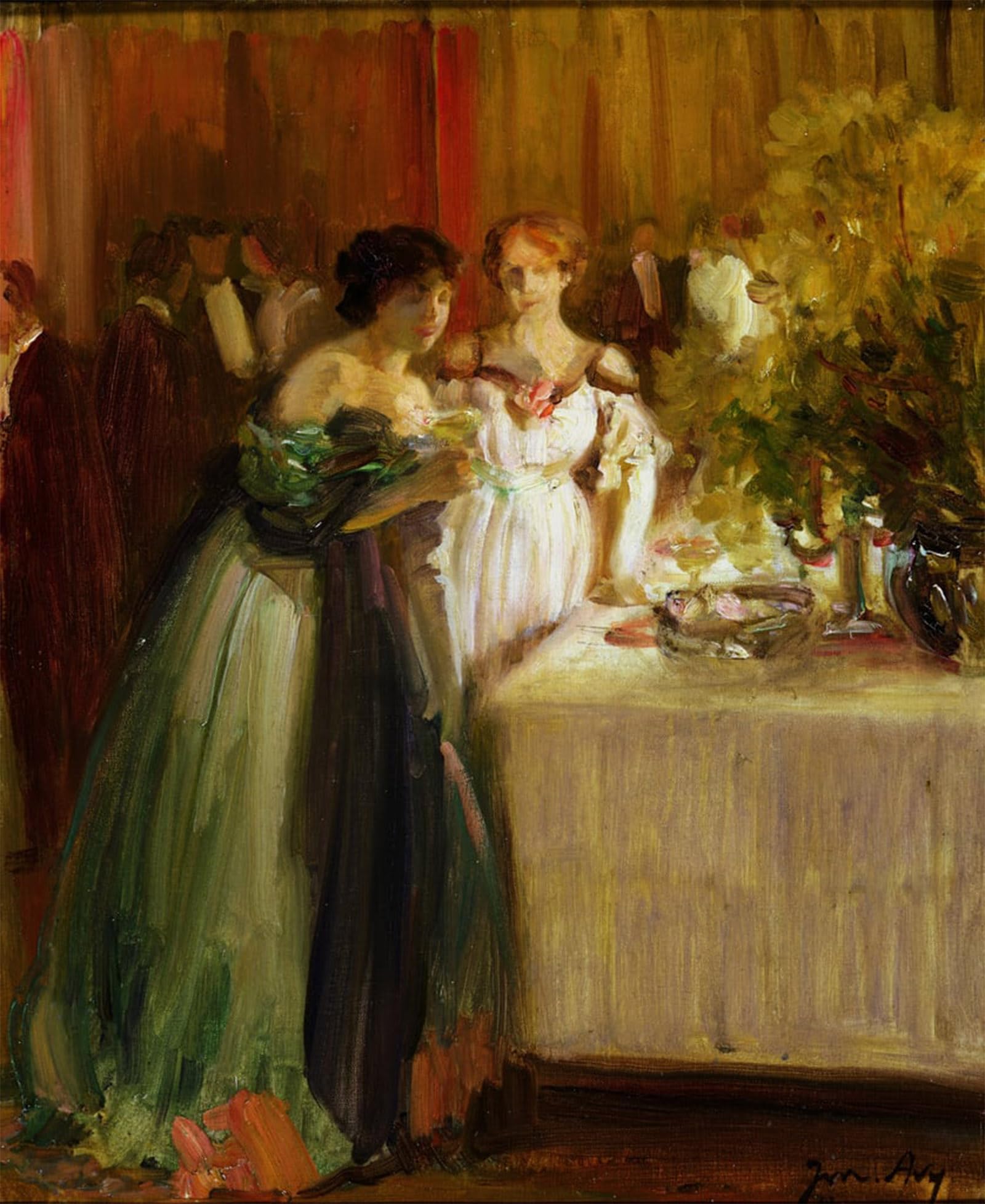 Lienzo para decoración de pared de salón Ricordo di una serata de Marius Avy 60x90 5