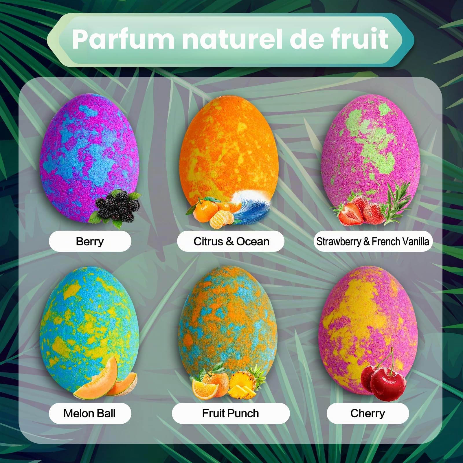 Bombe de Bain, Aofmee Coffret Boule de Bain Enfant Avec Surprise Dinosaure, Boules de Bain Moussant Naturel Pour Garçons et Filles, Cadeaux Pour Pâques Halloween Noël Saint Valentin Anniversaire
