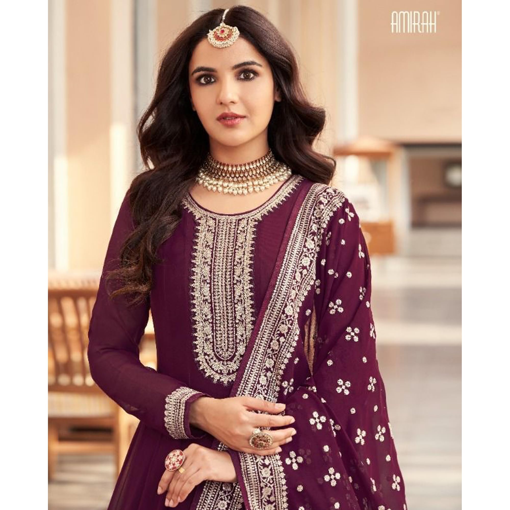 Przebranie weselne piękne designerskie garnitury w stylu Anarkali Lengha indyjskie szwy Shalwar Kameez, Chocie 1, rozmiar uniwersalny