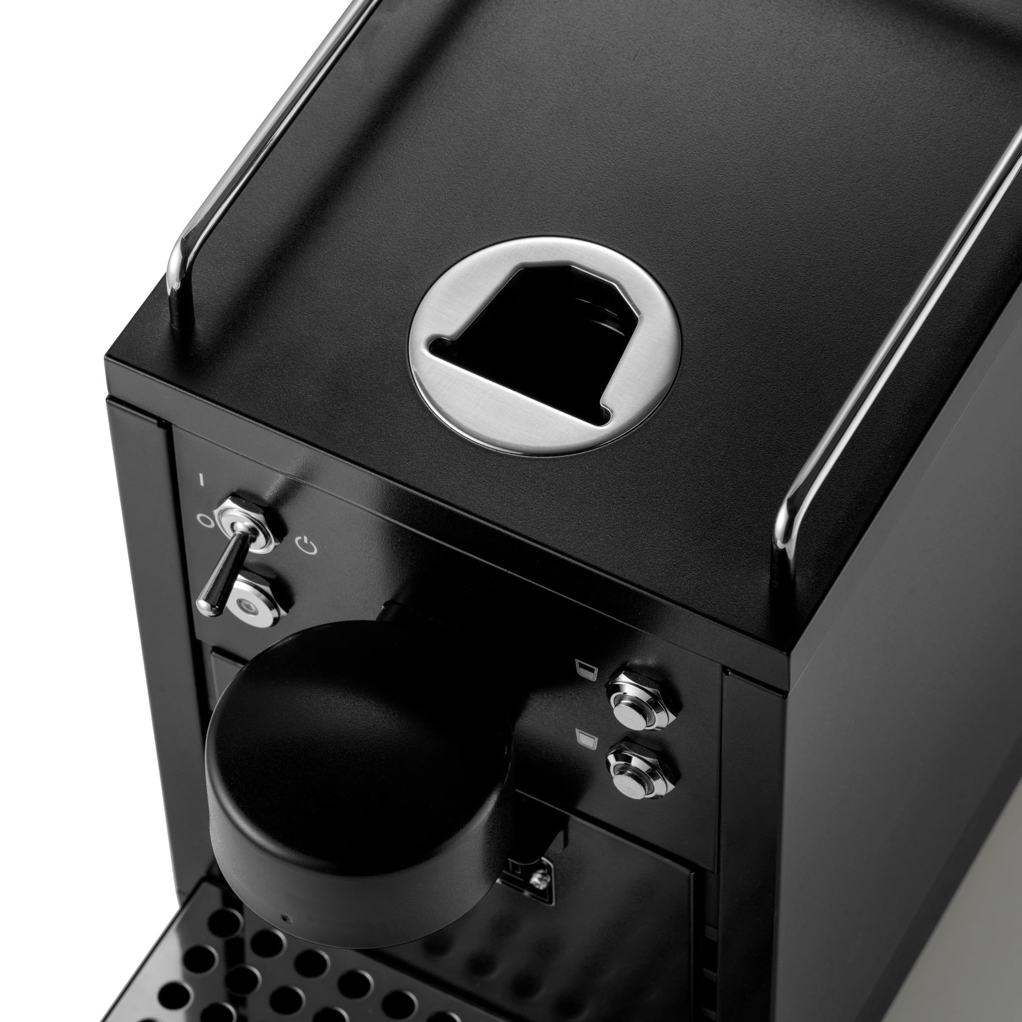 Sjöstrand The Original Máquina de Espresso - compatible con Nespresso, carcasa de acero inoxidable (Acabado Negro Mate)