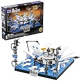MEGA The Beatles Building Set with 681 Pieces, 4 Poseable Action Figures and Ed Sullivan Stage, with LED Lights, for Adult Collectors