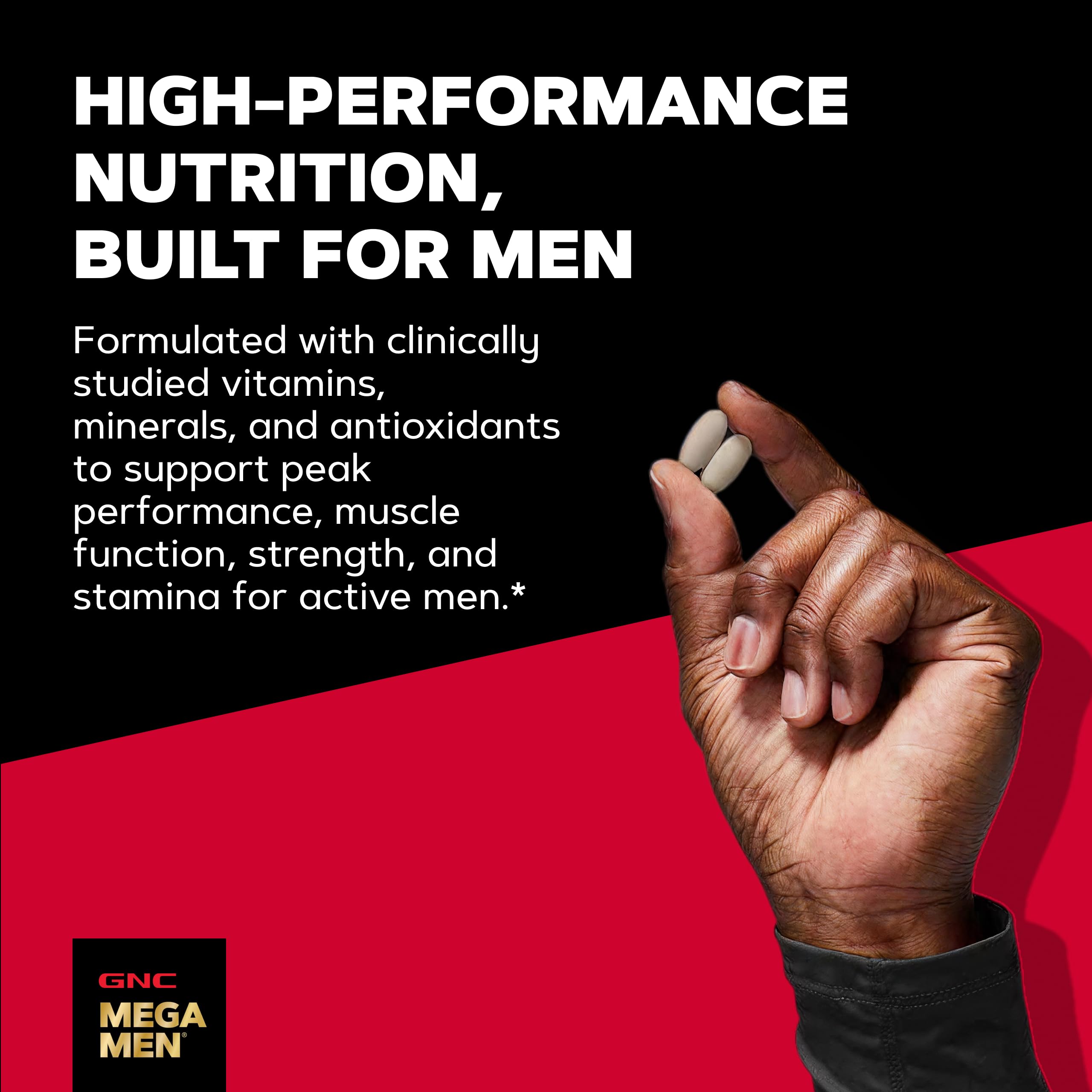 GNC Mega Men Sport Multivitamin for Men, Performance Support, 180 Count — Amazon image 4