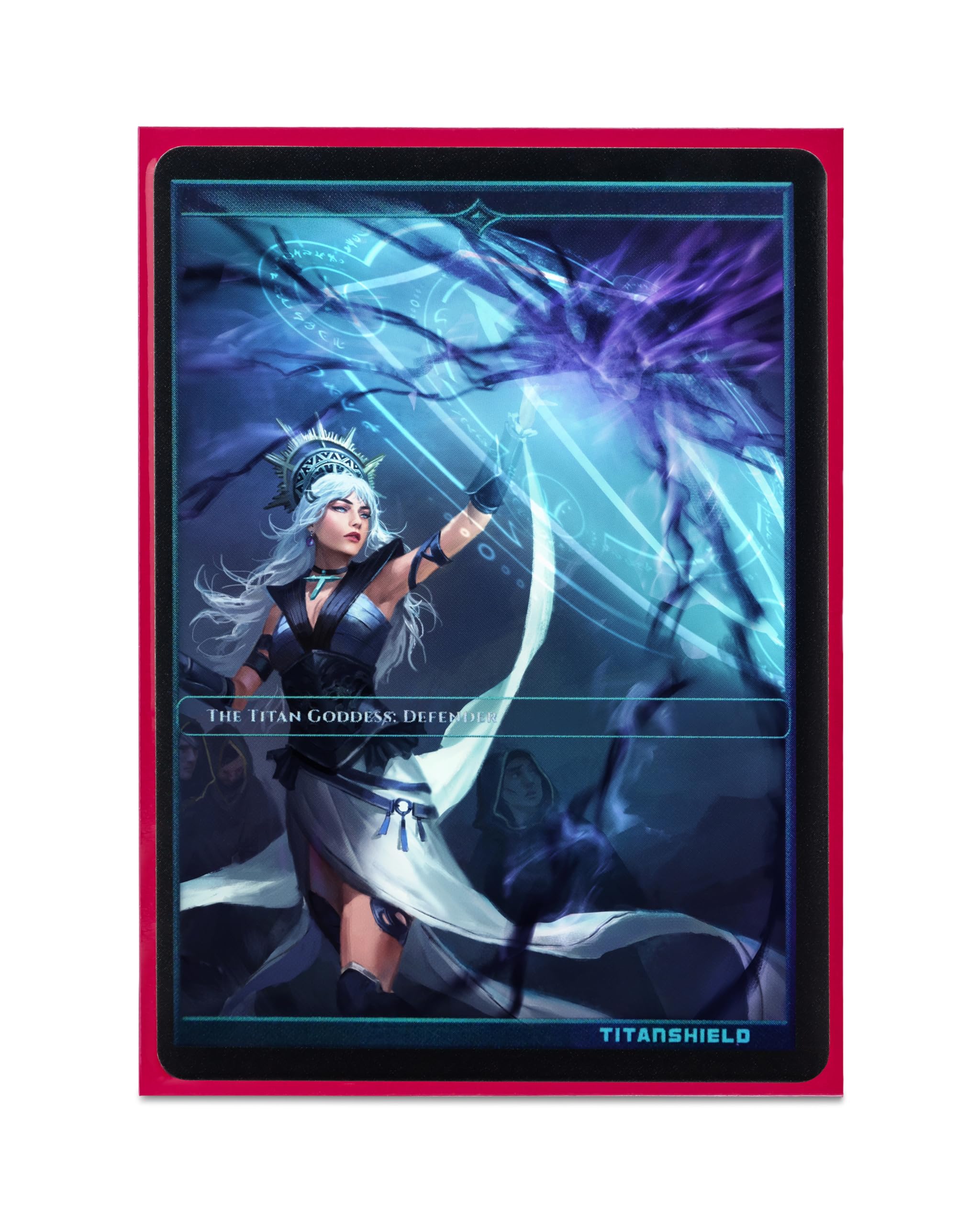 TitanShield Premium Viva Magenta 150 Sleeves Standard Size Board Game Trading Card Sleeves Deck Protector for Magic The Gathering MTG Baseball Collection - Image 4