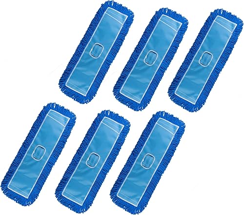 Miniatura 65 de Matthew Limpieza 24'' de alta resistencia Fregona desechable de polvo de algodón con extremo cortado y hilo de repuesto para cabezales de fregona