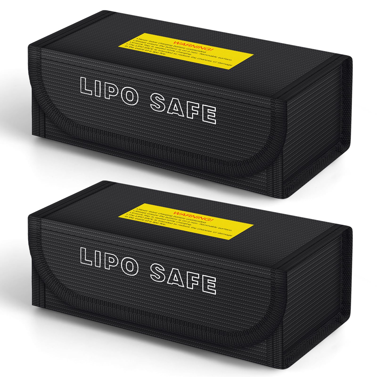 2 Pieces Lipo Safety Bag, Fireproof Security Protection Bag, Lipo Battery Bag Fireproof Explosion-proof Battery Safe Bag for Charge, Lipo Battery Bag, Lipo Safe Bag