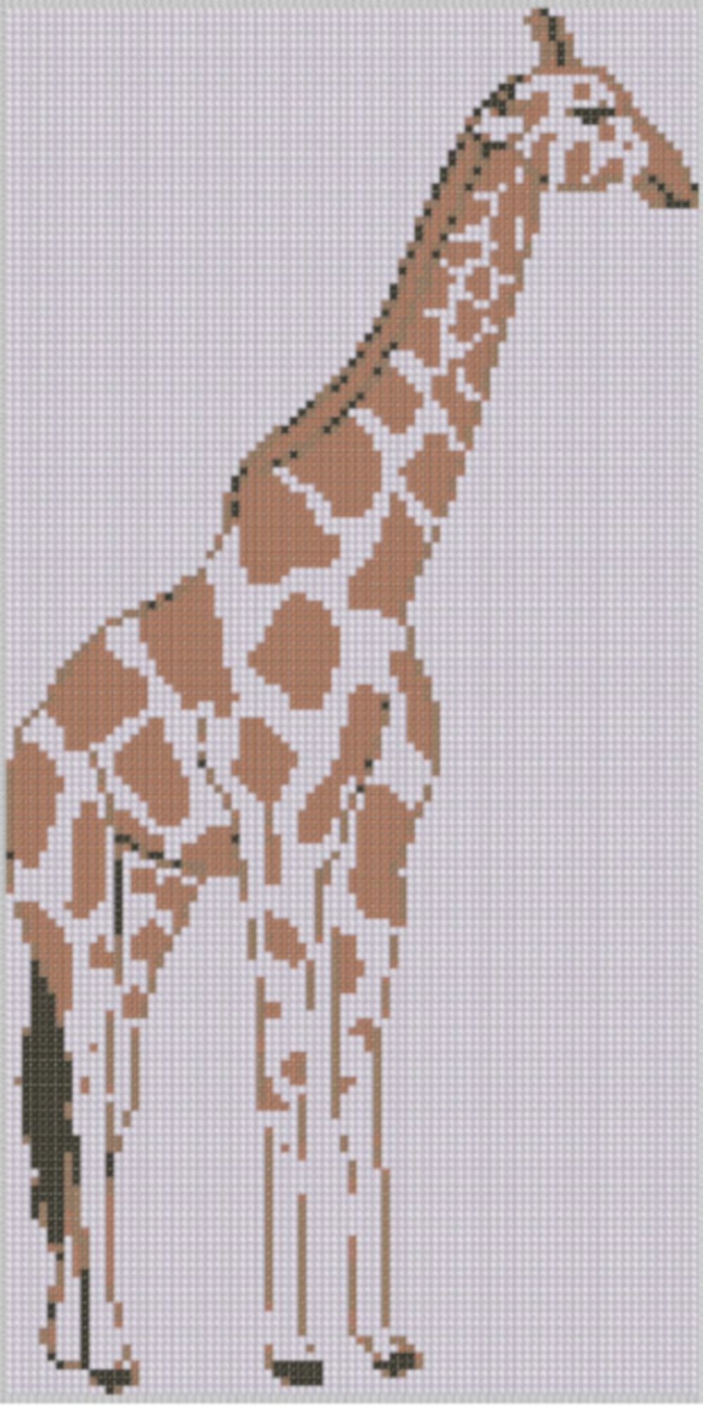 Cross Giraffe Pattern Stitch Free Patterns