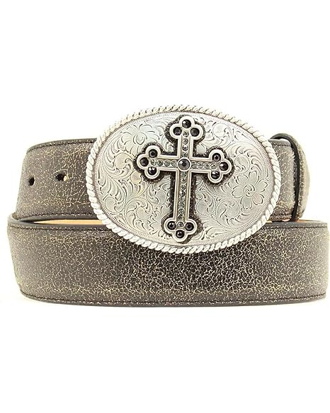 Nocona rhinestone cross buckle belt Clearance