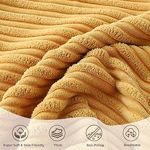 Oirpro Fall Yellow Throw Pillow Covers 18x18 Set of 4 Soft Corduroy Modern Boho Accent Cushion Covers with Pom-poms Decorative for Couch Bed Sofa Living Room