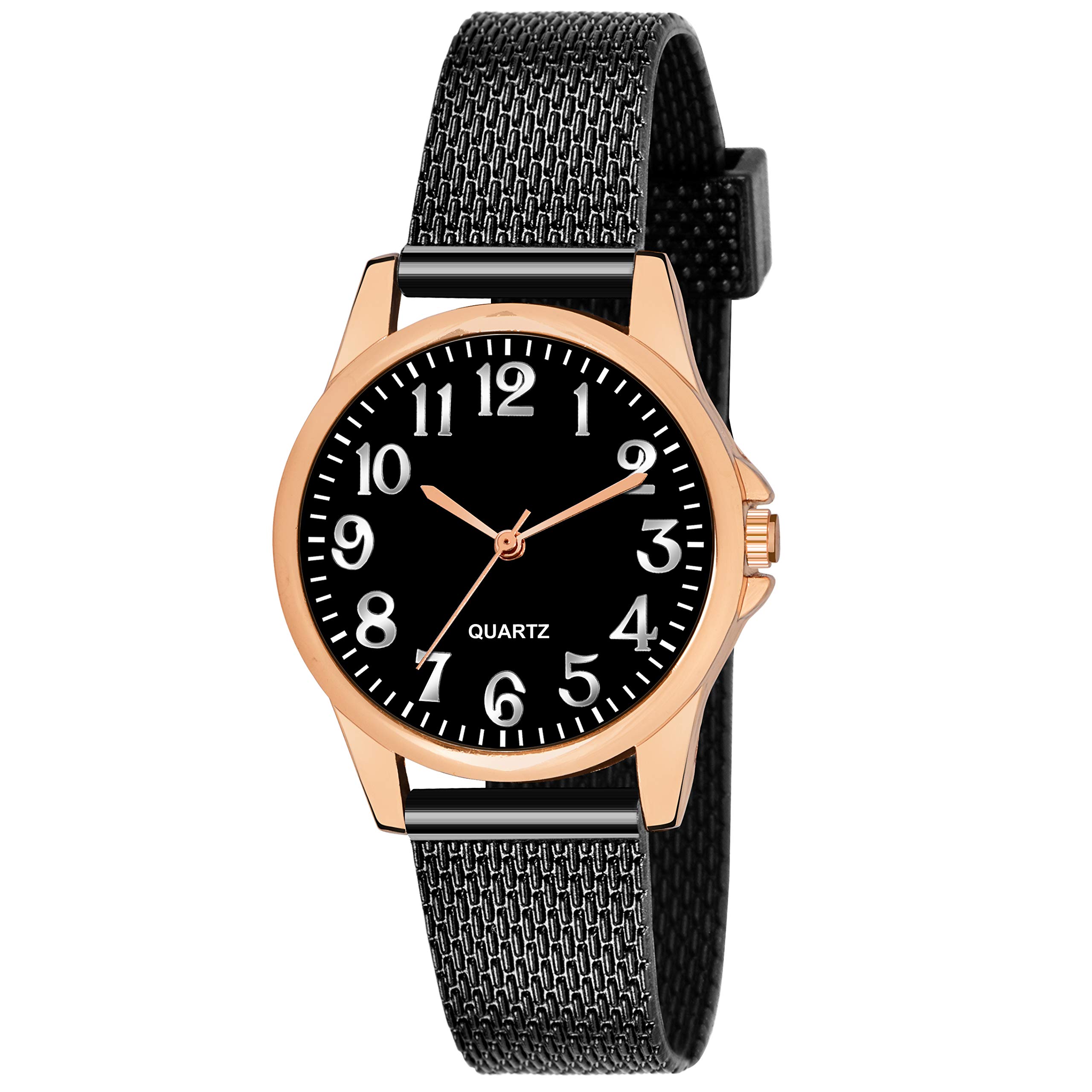Sooms Numeric Dial Women & Girls Watch (Black) (B08WPFCL4F) Amazon Price History, Amazon Price Tracker