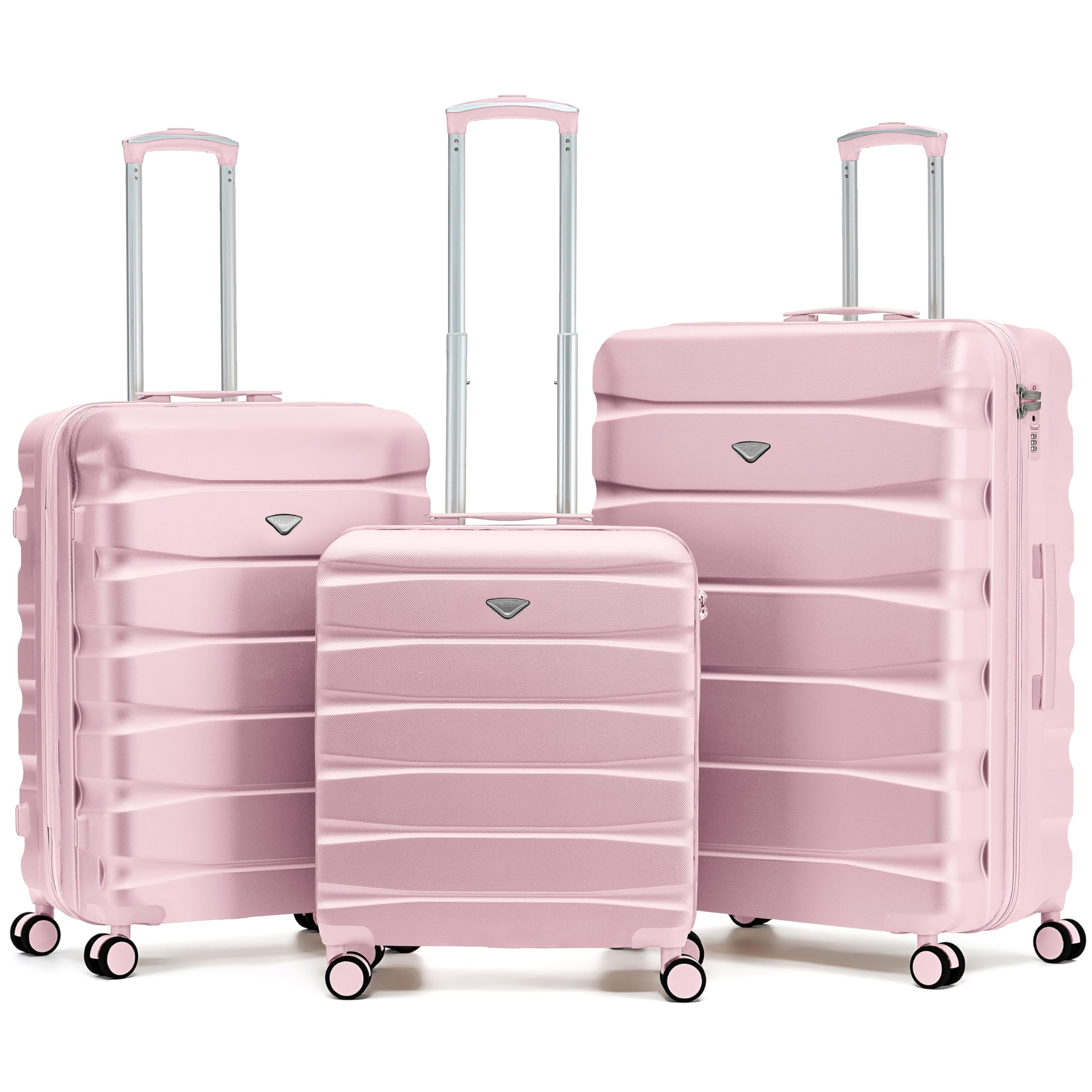 Flight Knight Underseat Cabin Suitcase 45x36x20cm | Free Hand Luggage for EasyJet & Wizz Air | Lightweight ABS Hard Shell with 8 Silent-Glide Spinner Wheels | Max Space Travel Bag — view 323