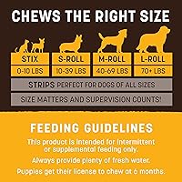Vista 56 de Earth Animal No Hide - Rollos pequeños para masticar perros de larga duración, carne de res, 2