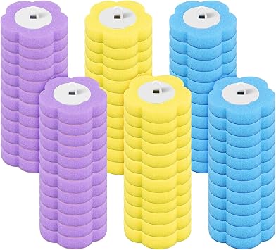 Reusable Toilet Cleaning Refills, Multi Scents Disinfecting Scrubbing Pads, Toilet Wand Refills Replacement Heads Compatible with Most Toilet Brushes, for Toilet and Bathroom Cleaning