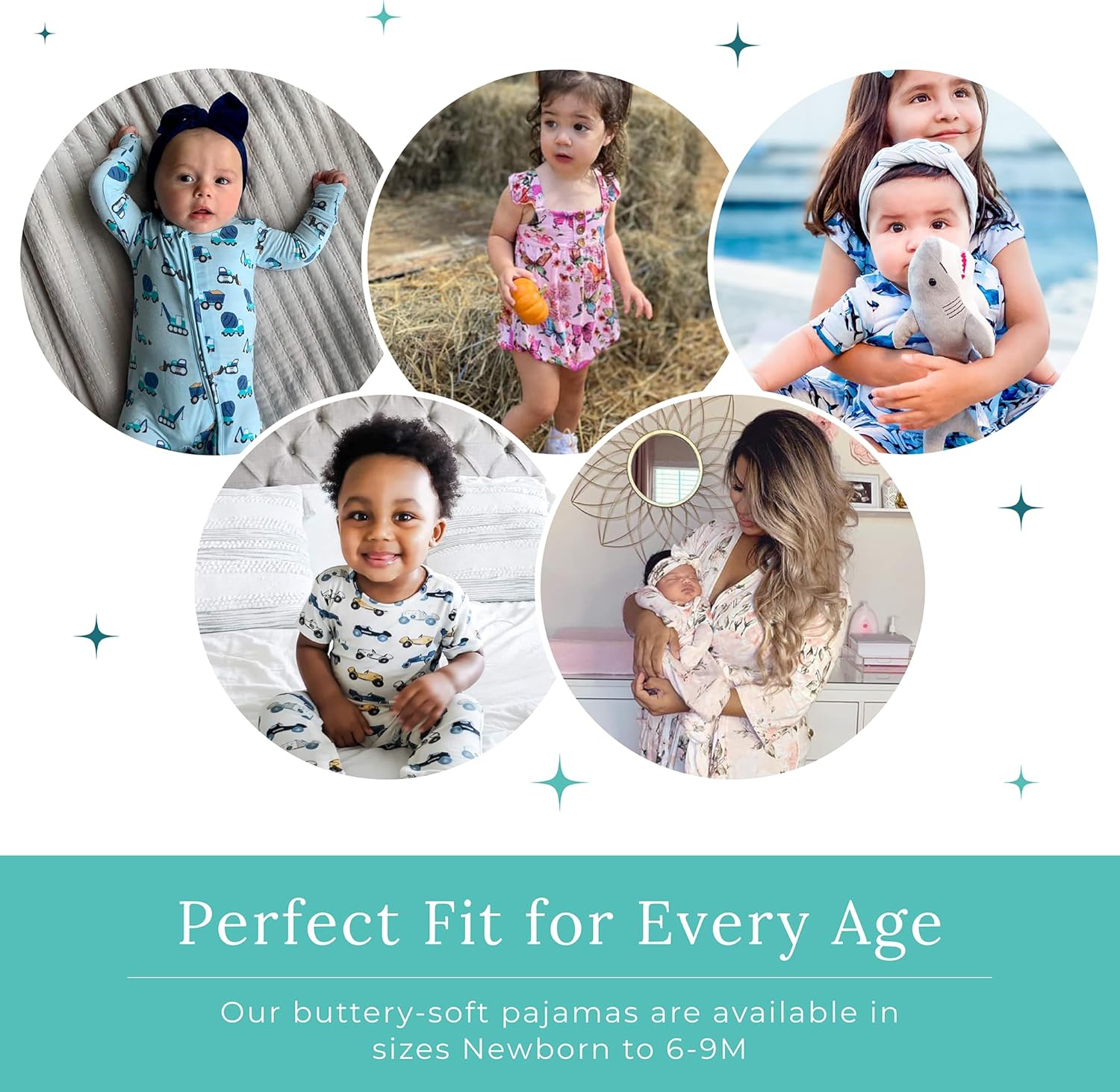 Posh Peanut Footless Baby Girl Pajamas - Viscose from Bamboo Ruffled Baby Sleepers with 2 Way Zipper for Easy Diaper Changes