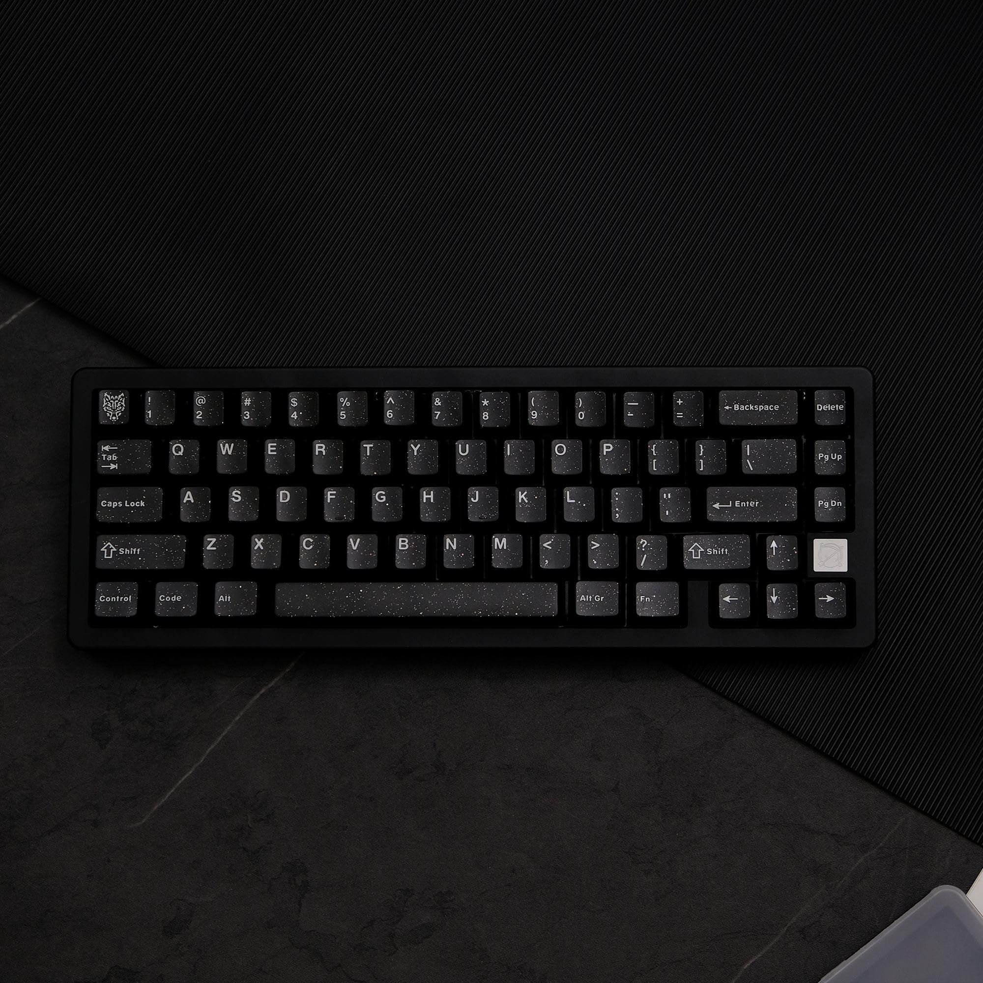 Brokatowe czarne ABS Cherry Profile Keycaps pełny zestaw 114 klawiszy niestandardowe minimalistyczne klawisze do klawiatur mechanicznych MX