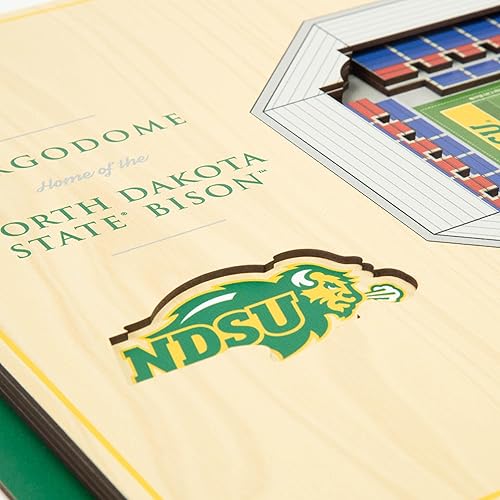 Miniatura 70 de YouTheFan NCAA Oklahoma Sooners - Arte de pared 3D de 5 capas con vista al estadio, Gaylord Family Oklahoma Memorial Stadium, 13.00 x 17.00 pulgadas