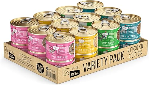 Miniatura 40 de Weruva Cats in The Kitchen, Hamburguesa de cordero con cordero Au Jus Alimento para gatos, lata de 6 onzas (paquete de 24)