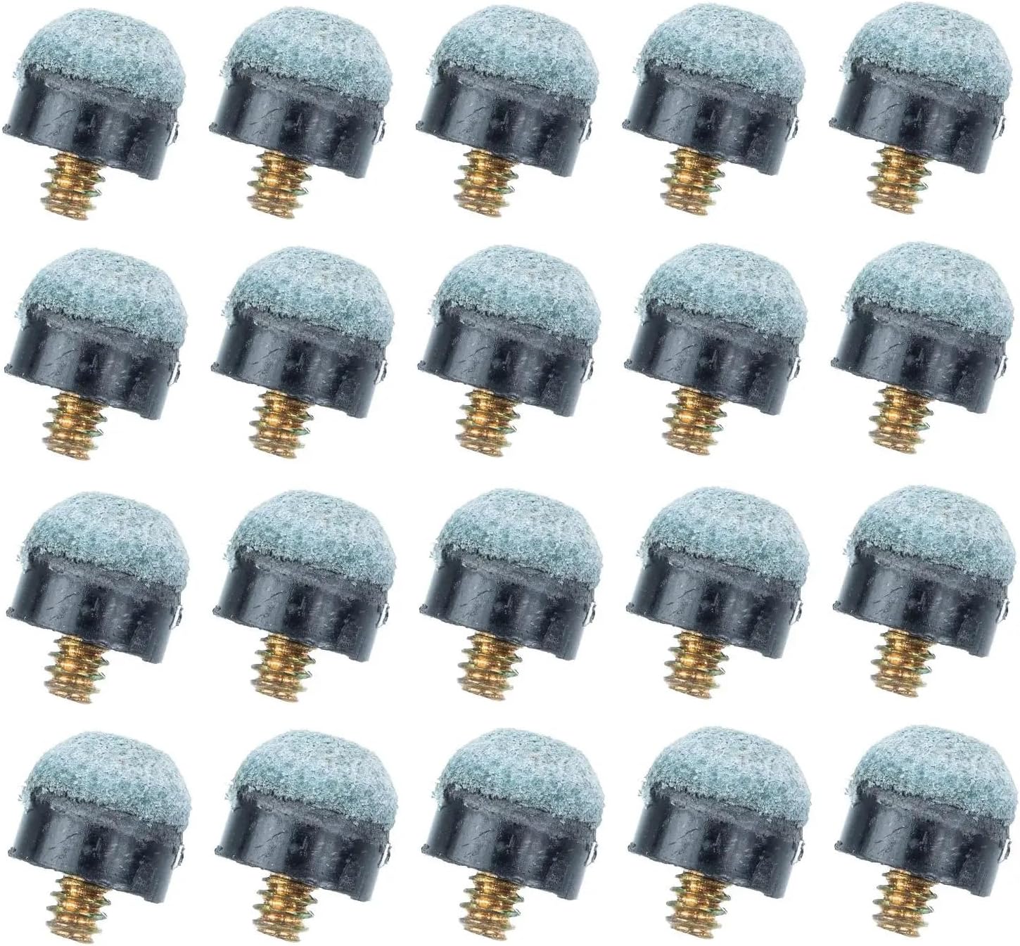 Cue Tips 200Pcs Billiard Cue Accessories Billiards Tip Gun Head Replacement Pool Tips for Table Maintenance