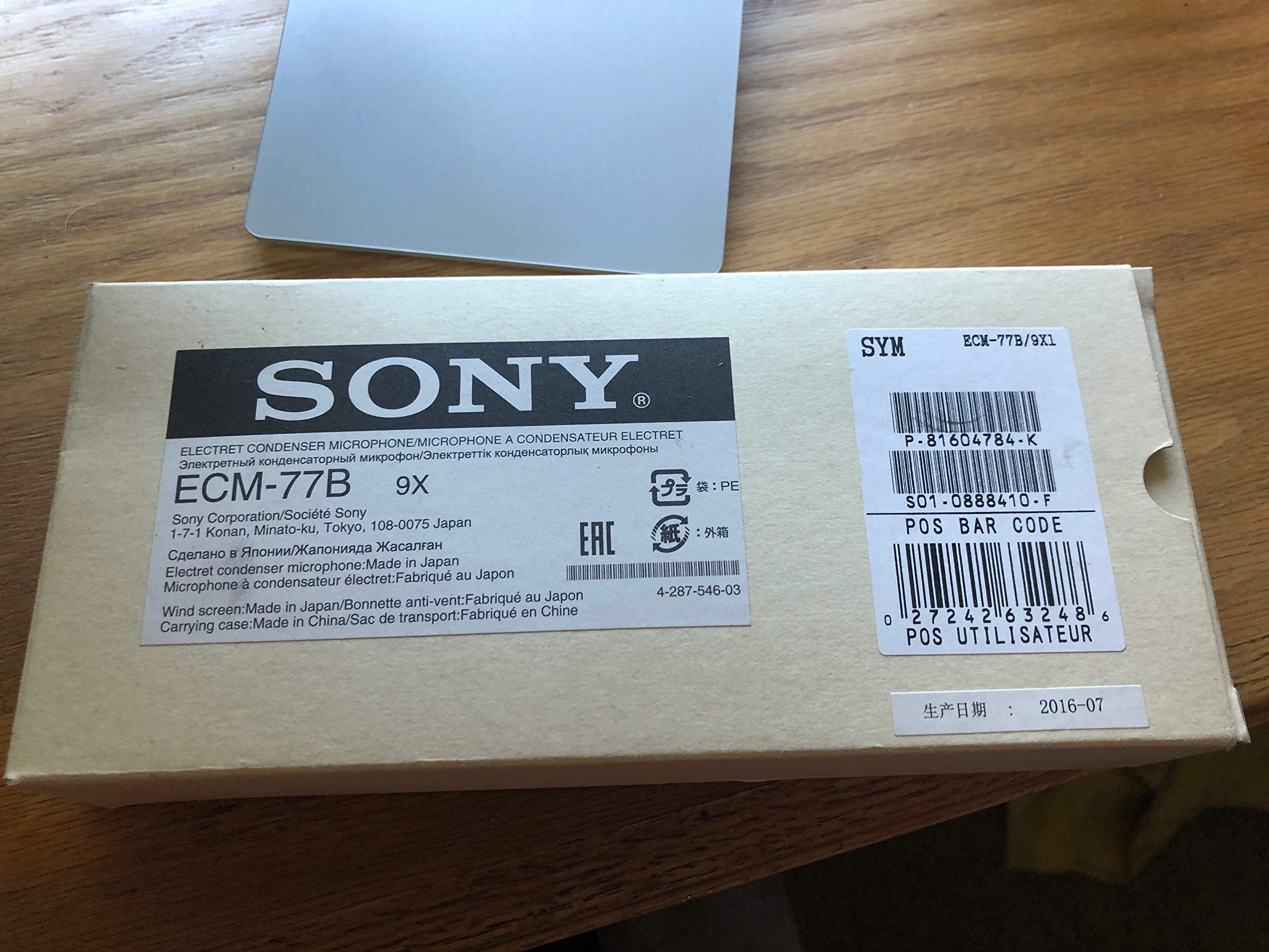 Amazon.com: Sony ECM-77B - Miniature Omni-Directional Lavalier Mic