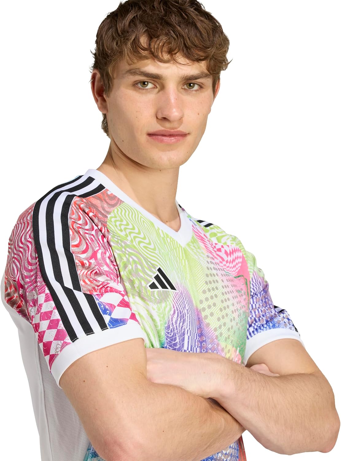 adidas Men's Jeremy Scott Pride Tiro Jersey - Image 2