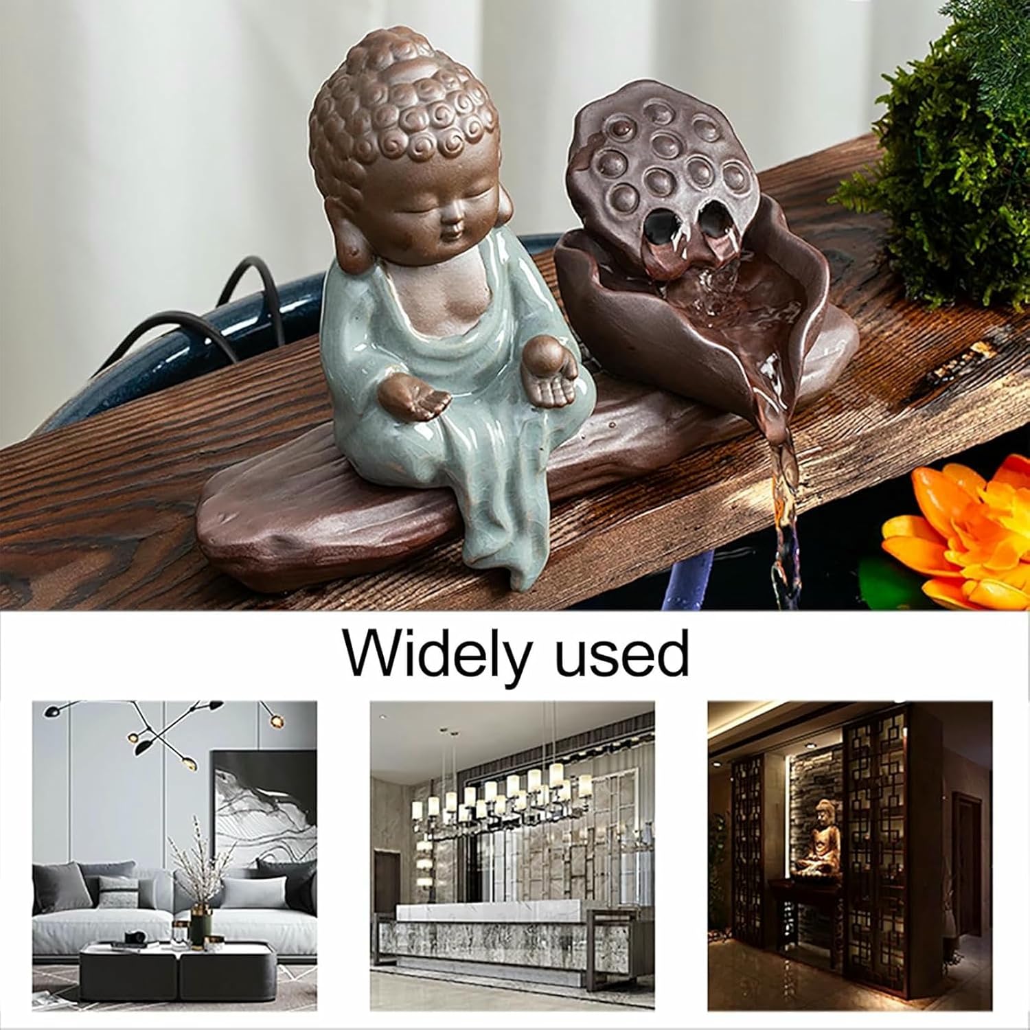 Ceramic Fountain Water Spitter, Pond Spitter, Fountain Spray Nozzle for Outdoor Use, Water Feature Sculpture, for Water Gardens, Koi Ponds Decoration