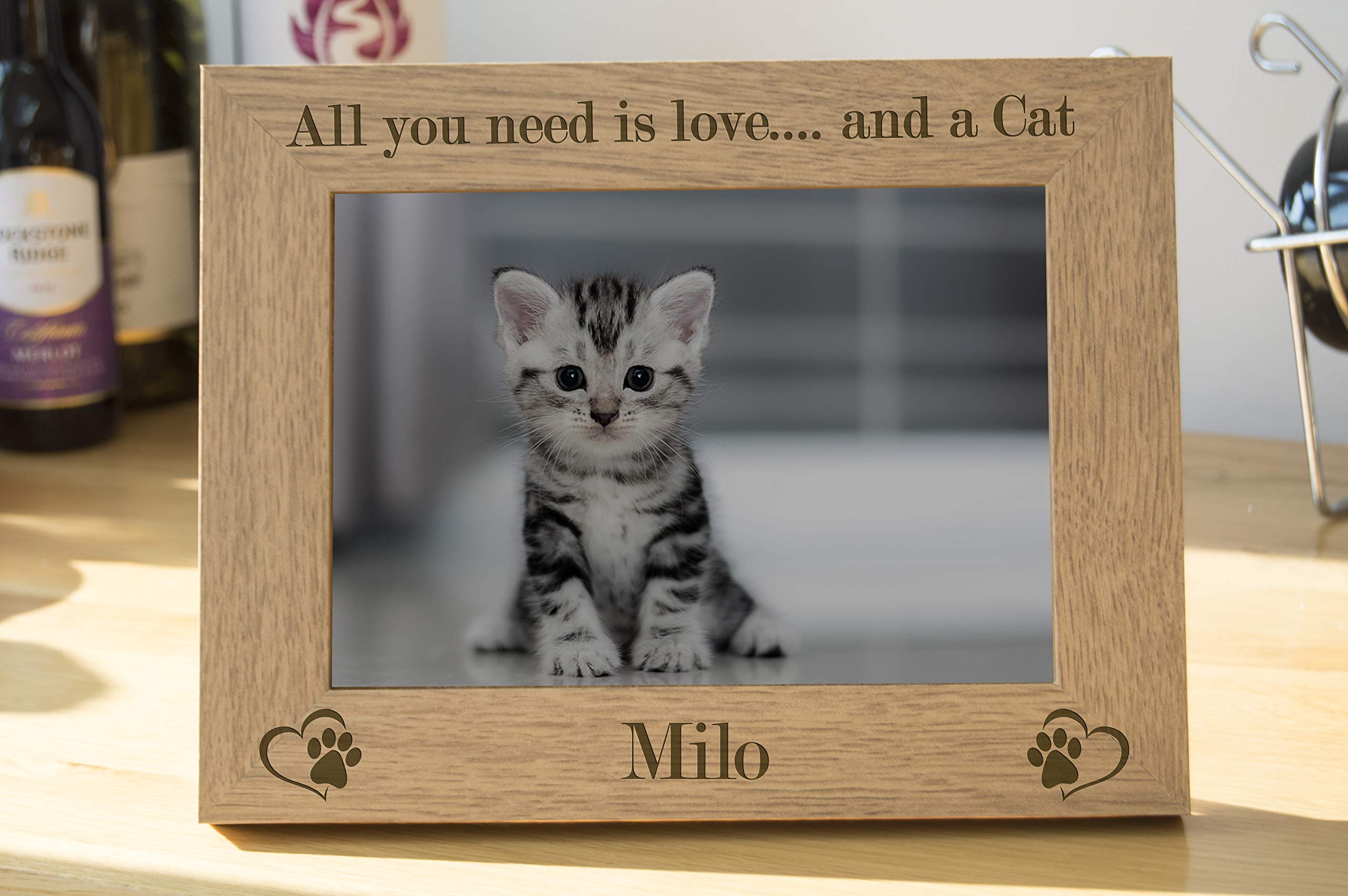 Personalised Cat Photo Frame