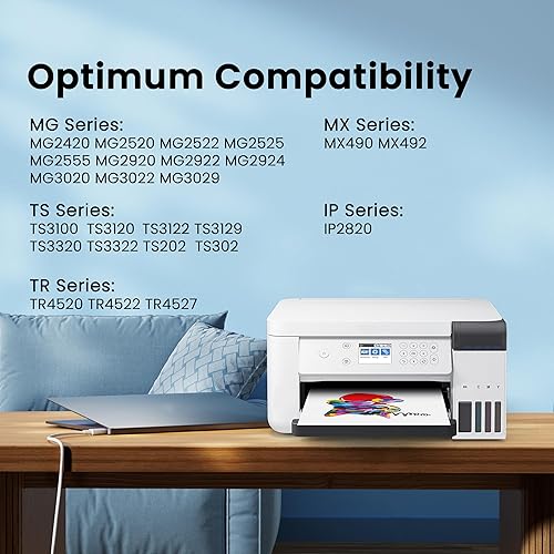 Miniatura 2 de 245XL 246XL Cartucho de tinta de repuesto para impresora Canon 245XL 246XL PG-245XL CL-246XL Paquete combinado para impresora Pixma MX490 MX492