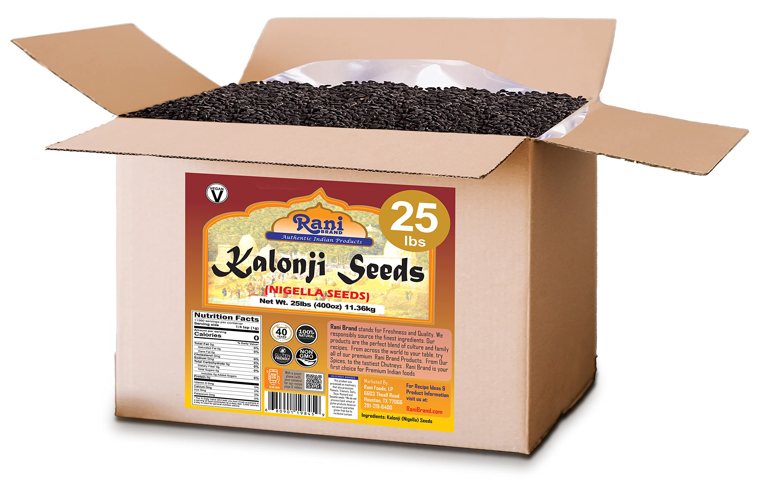 Amazon.com : Rani Kalonji (Black Seed, Nigella Sativa, Black Cumin